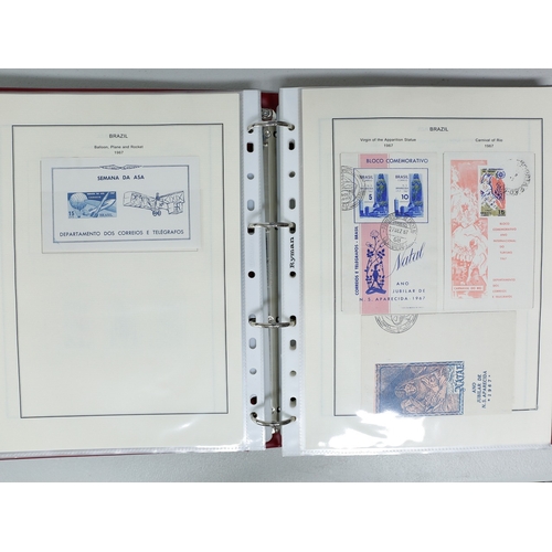 37 - Misc. Lots & Collections BRAZIL 1843 to 1972 mint & used incl. sets/part-sets, Air mail, MS etc with... 