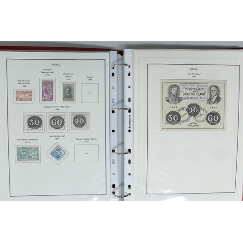 37 - Misc. Lots & Collections BRAZIL 1843 to 1972 mint & used incl. sets/part-sets, Air mail, MS etc with... 