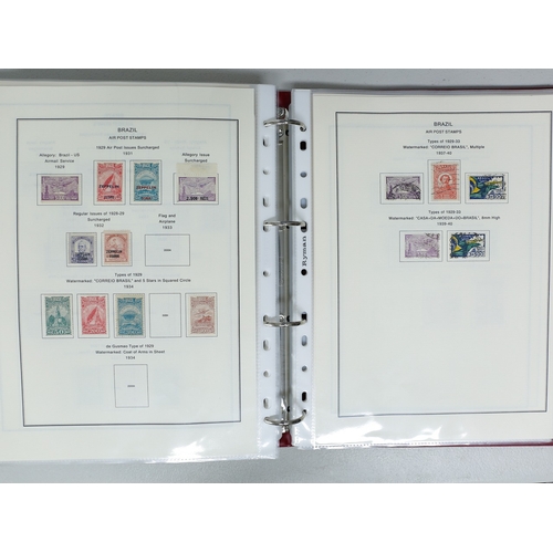 37 - Misc. Lots & Collections BRAZIL 1843 to 1972 mint & used incl. sets/part-sets, Air mail, MS etc with... 