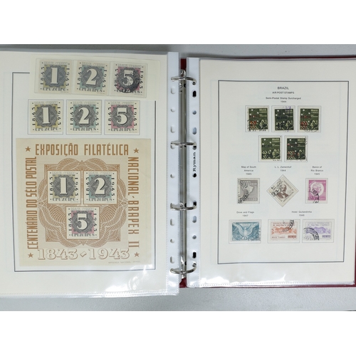 37 - Misc. Lots & Collections BRAZIL 1843 to 1972 mint & used incl. sets/part-sets, Air mail, MS etc with... 