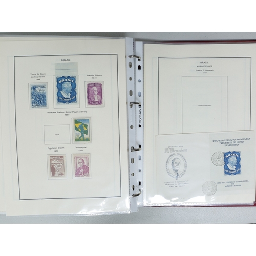 37 - Misc. Lots & Collections BRAZIL 1843 to 1972 mint & used incl. sets/part-sets, Air mail, MS etc with... 