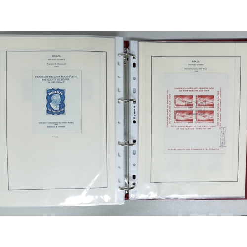 37 - Misc. Lots & Collections BRAZIL 1843 to 1972 mint & used incl. sets/part-sets, Air mail, MS etc with... 