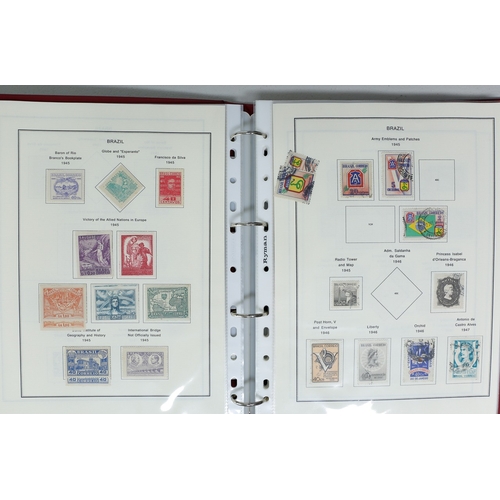 37 - Misc. Lots & Collections BRAZIL 1843 to 1972 mint & used incl. sets/part-sets, Air mail, MS etc with... 