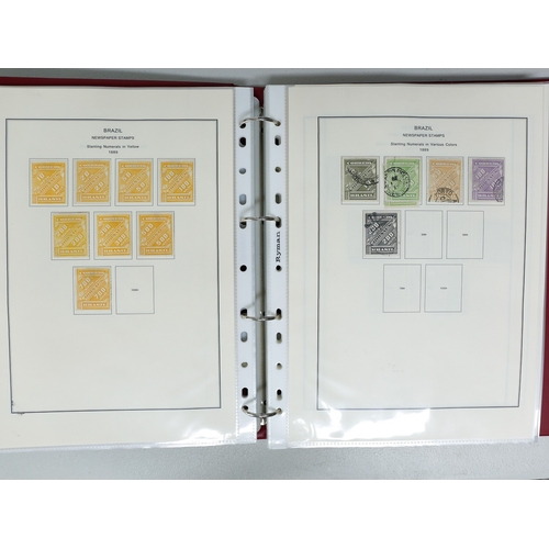 37 - Misc. Lots & Collections BRAZIL 1843 to 1972 mint & used incl. sets/part-sets, Air mail, MS etc with... 