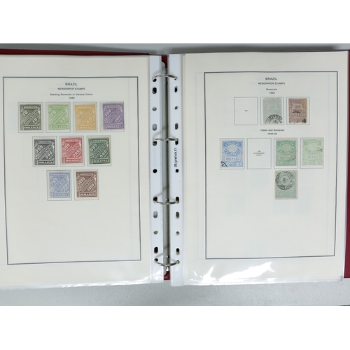 37 - Misc. Lots & Collections BRAZIL 1843 to 1972 mint & used incl. sets/part-sets, Air mail, MS etc with... 