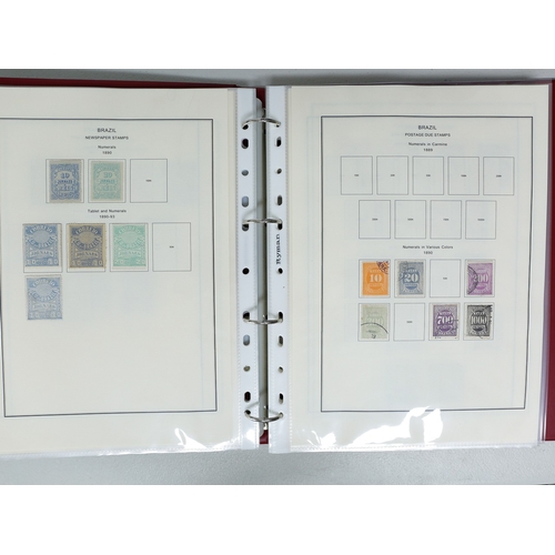 37 - Misc. Lots & Collections BRAZIL 1843 to 1972 mint & used incl. sets/part-sets, Air mail, MS etc with... 