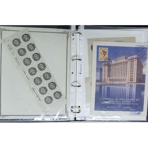 37 - Misc. Lots & Collections BRAZIL 1843 to 1972 mint & used incl. sets/part-sets, Air mail, MS etc with... 