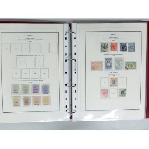 37 - Misc. Lots & Collections BRAZIL 1843 to 1972 mint & used incl. sets/part-sets, Air mail, MS etc with... 