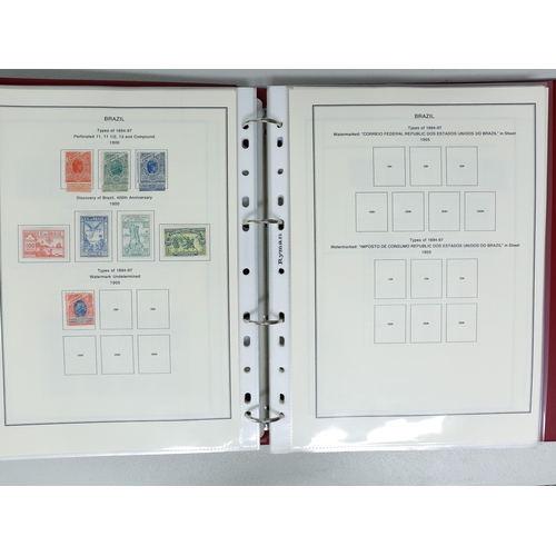 37 - Misc. Lots & Collections BRAZIL 1843 to 1972 mint & used incl. sets/part-sets, Air mail, MS etc with... 