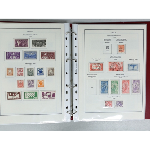 37 - Misc. Lots & Collections BRAZIL 1843 to 1972 mint & used incl. sets/part-sets, Air mail, MS etc with... 