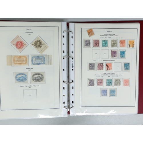 37 - Misc. Lots & Collections BRAZIL 1843 to 1972 mint & used incl. sets/part-sets, Air mail, MS etc with... 