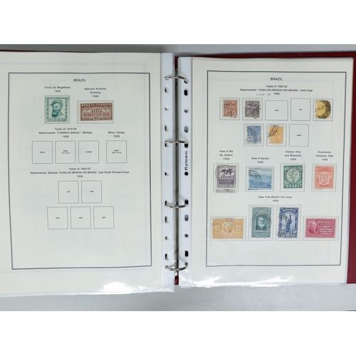 37 - Misc. Lots & Collections BRAZIL 1843 to 1972 mint & used incl. sets/part-sets, Air mail, MS etc with... 