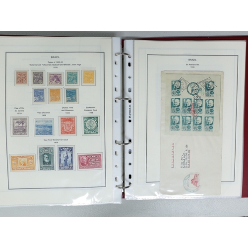 37 - Misc. Lots & Collections BRAZIL 1843 to 1972 mint & used incl. sets/part-sets, Air mail, MS etc with... 