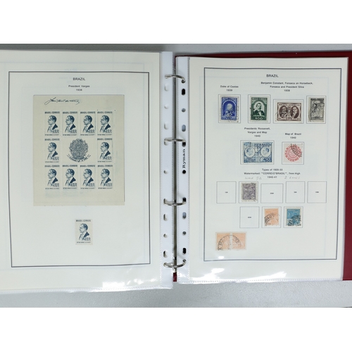 37 - Misc. Lots & Collections BRAZIL 1843 to 1972 mint & used incl. sets/part-sets, Air mail, MS etc with... 