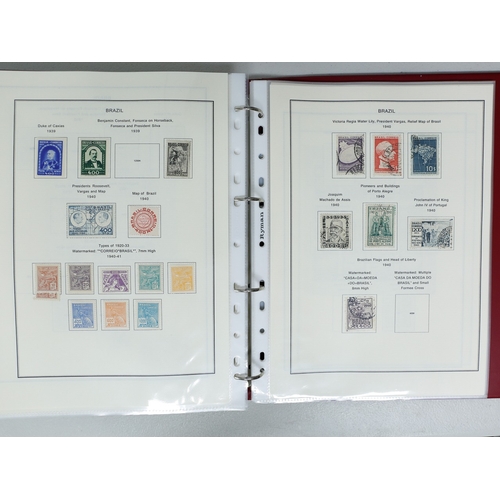 37 - Misc. Lots & Collections BRAZIL 1843 to 1972 mint & used incl. sets/part-sets, Air mail, MS etc with... 