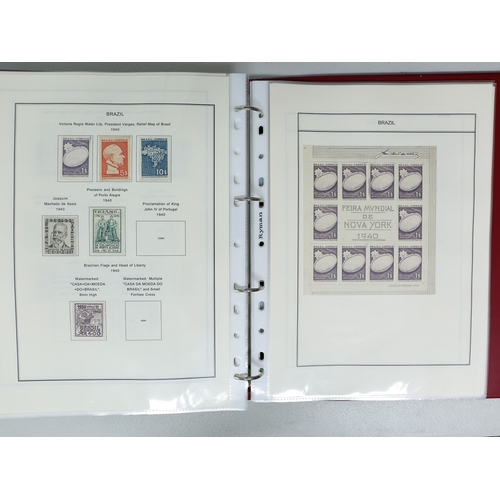 37 - Misc. Lots & Collections BRAZIL 1843 to 1972 mint & used incl. sets/part-sets, Air mail, MS etc with... 