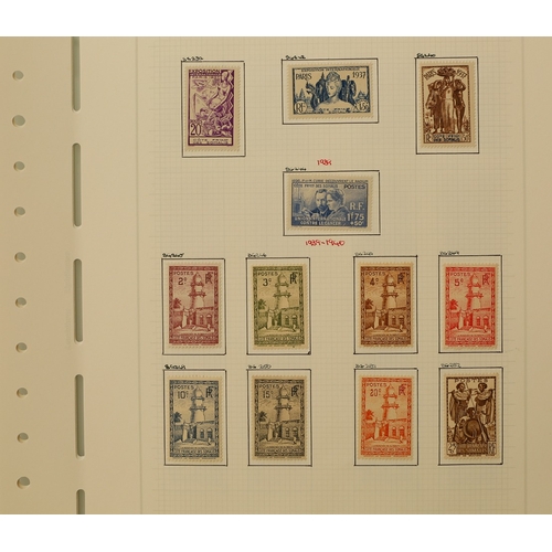 47 - Misc. Lots & Collections FRENCH SOMALI COAST 1902/39 mostly mint coll. with 1902/3 to 5f plus three ... 