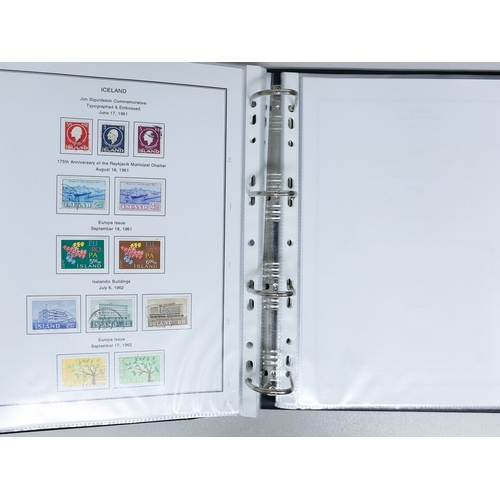 51 - Misc. Lots & Collections ICELAND 1876/1962 mint & used collection on printed pages in binder, with 1... 