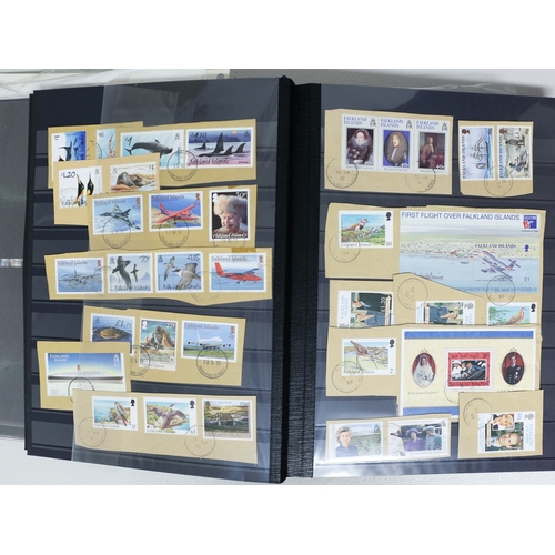 58 - Misc. Lots & Collections FALKLAND ISLANDS & DEPENDENCIES 1994/2012 large qty of used in stockbook & ... 
