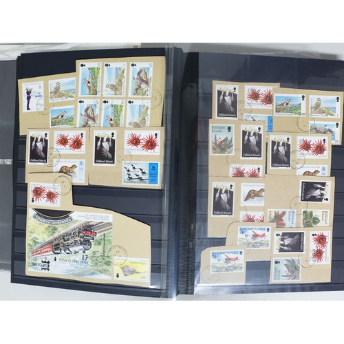58 - Misc. Lots & Collections FALKLAND ISLANDS & DEPENDENCIES 1994/2012 large qty of used in stockbook & ... 