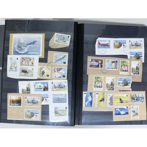 58 - Misc. Lots & Collections FALKLAND ISLANDS & DEPENDENCIES 1994/2012 large qty of used in stockbook & ... 