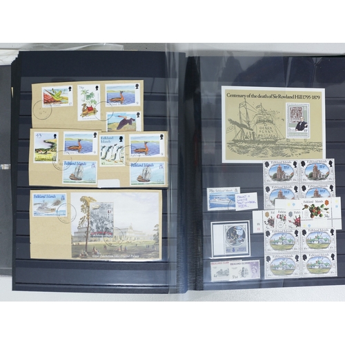 58 - Misc. Lots & Collections FALKLAND ISLANDS & DEPENDENCIES 1994/2012 large qty of used in stockbook & ... 