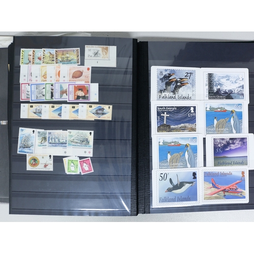 58 - Misc. Lots & Collections FALKLAND ISLANDS & DEPENDENCIES 1994/2012 large qty of used in stockbook & ... 