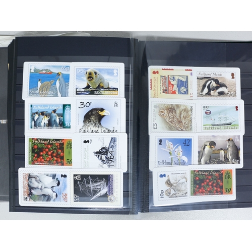 58 - Misc. Lots & Collections FALKLAND ISLANDS & DEPENDENCIES 1994/2012 large qty of used in stockbook & ... 