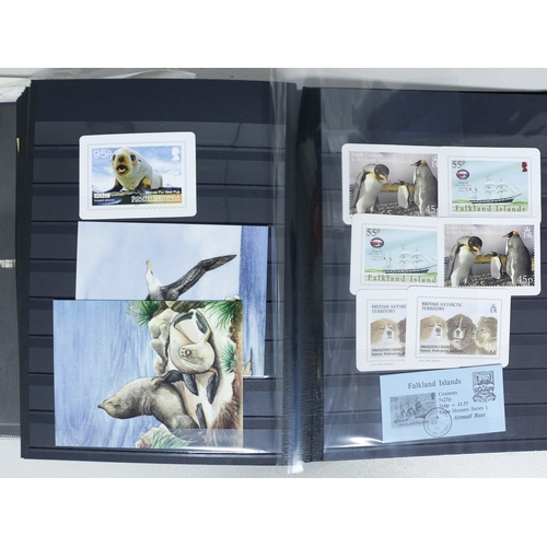 58 - Misc. Lots & Collections FALKLAND ISLANDS & DEPENDENCIES 1994/2012 large qty of used in stockbook & ... 