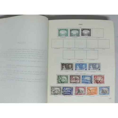 6 - Misc. Lots & Collections COMMONWEALTH K.G.VI. Commem. & Defin. mint & used coll. in a Crown album ST... 