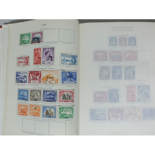 6 - Misc. Lots & Collections COMMONWEALTH K.G.VI. Commem. & Defin. mint & used coll. in a Crown album ST... 