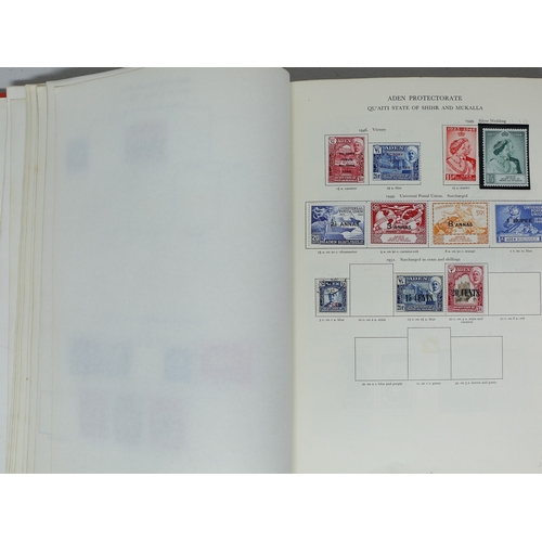 6 - Misc. Lots & Collections COMMONWEALTH K.G.VI. Commem. & Defin. mint & used coll. in a Crown album ST... 