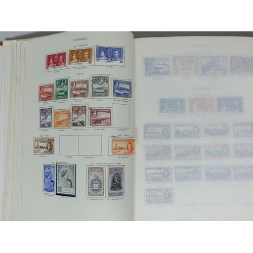 6 - Misc. Lots & Collections COMMONWEALTH K.G.VI. Commem. & Defin. mint & used coll. in a Crown album ST... 