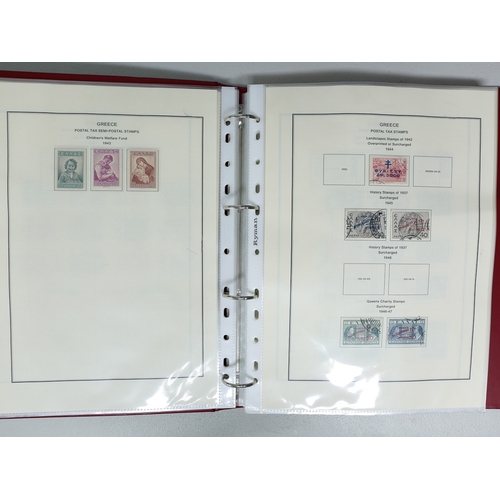 60 - Misc. Lots & Collections GREECE 1851 to 1970 Commem. & Defin. mint and used incl. various Postage Du... 