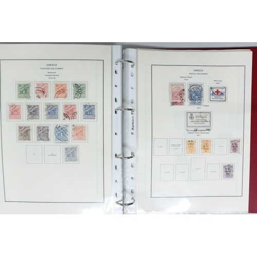 60 - Misc. Lots & Collections GREECE 1851 to 1970 Commem. & Defin. mint and used incl. various Postage Du... 