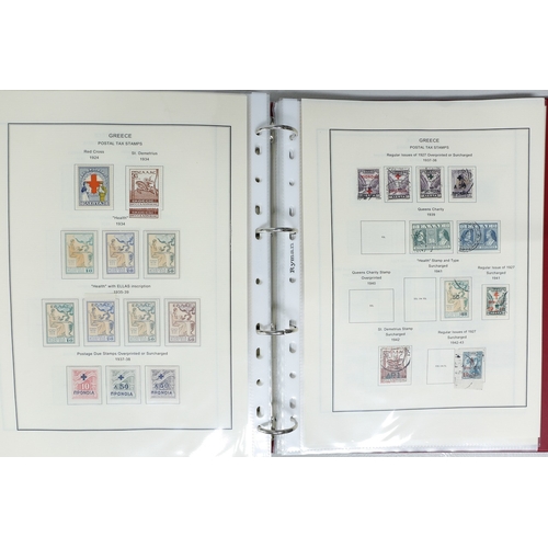 60 - Misc. Lots & Collections GREECE 1851 to 1970 Commem. & Defin. mint and used incl. various Postage Du... 