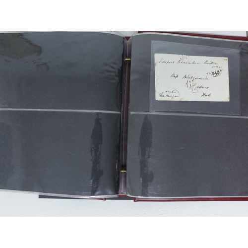 65 - Misc. Lots & Collections GREAT BRITAIN Q.V. coll. of various Penny Reds on cover from 1854 onwards i... 