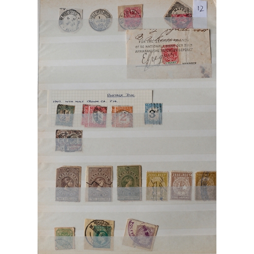 54 - Misc. Lots & Collections SOUTH AFRICA mint & used coll. incl. GRIQUALAND WEST selection of 1871 Cape... 