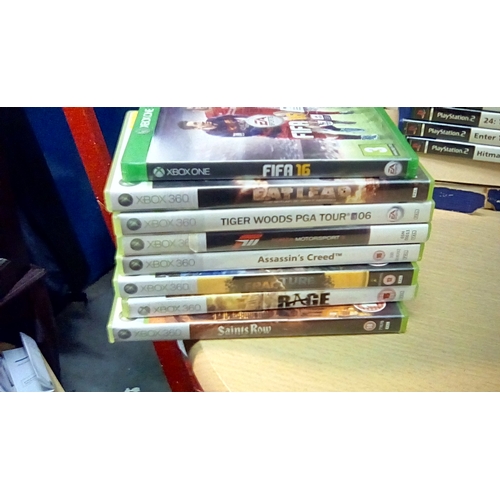 138 - Seven XBOX 360 GAMES AND A XBOX ONE GAME