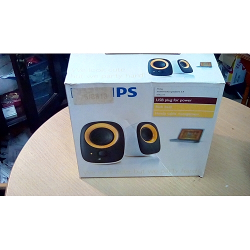 150 - Boxed Philips Multi Pc Speakers