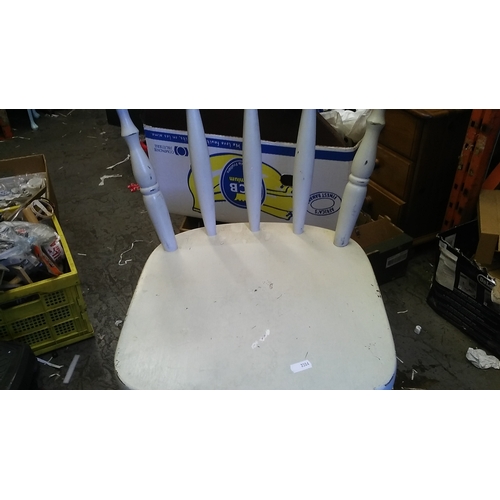 320 - painted wooden bar stool