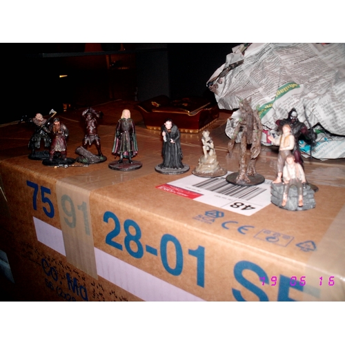83 - Collection of 11 Lord of the rings Lead Figures 2005 plus
