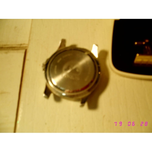 378 - Lorus Watch Face no proof of Authenticity and a boxed pair of Cuff Links