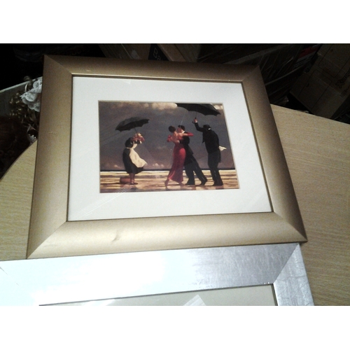 109 - TWO FRAMED JACK VITRIANO PRINTS