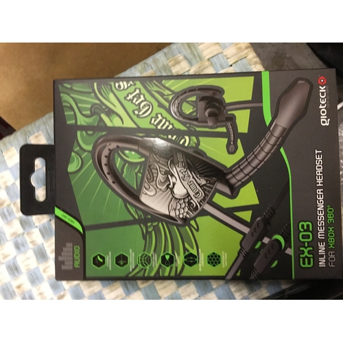 75 - Cracking New Gioteck Ex-03 Online Messenger Headset For Xbox 360