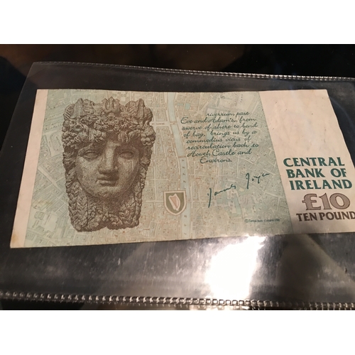 12 - £10 BANK OF IRELAND NOTE