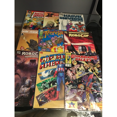 28 - CRACKING ASSORTMENT OF 9 FIRST EDITION COMICS COMICS