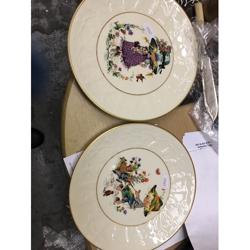 7 - TWO ROYAL ALBERT VINTAGE CHILD FIGURE DESIGN PLATES