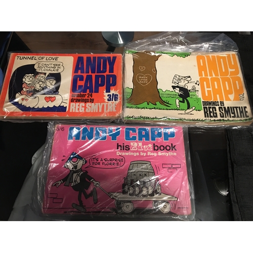 31 - NICE COLLECTION OF THREE ANDY CAPP BOOKS FROM THE 1960s