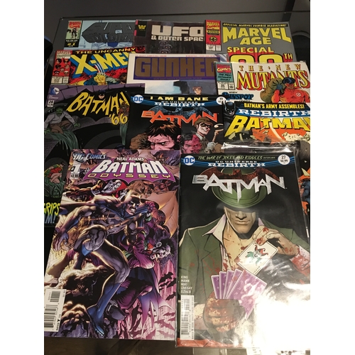 34 - ASSORTMENT OF 10 DC &  MARVEL COMICS